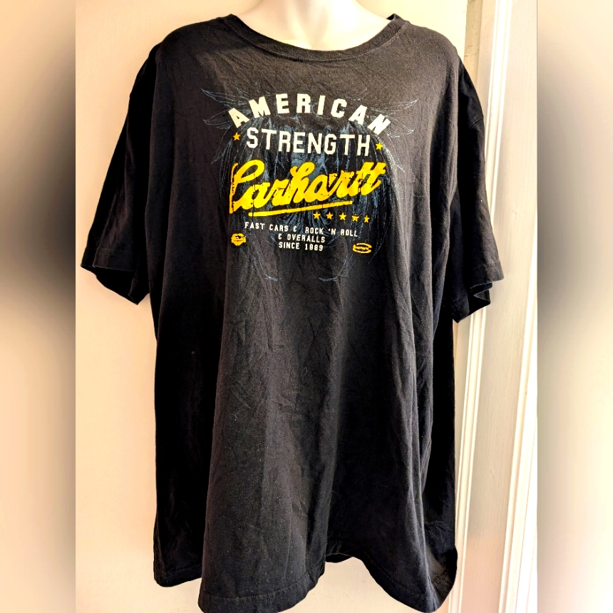 Carhartt Relaxed Fit American Strength Black T Shirt Men’s. Xl. Preloved